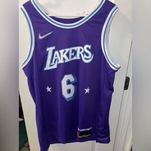 NIKE LEBRON JAMES LAKERS JERSEY SIZE XL